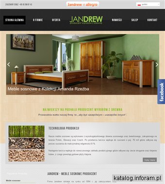 Jandrew.pl meble sosnowe o jakich marzysz