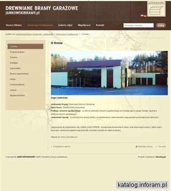 Drewniane bramy garażowe - jankowskibramy.pl