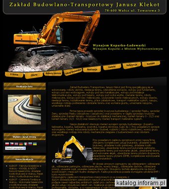Wynajem koparko ładowarki Wałcz