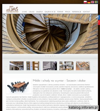 JAŚ Kołobrzeg schody drewniane