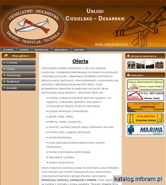 Usługi ciesielsko-dekarskie