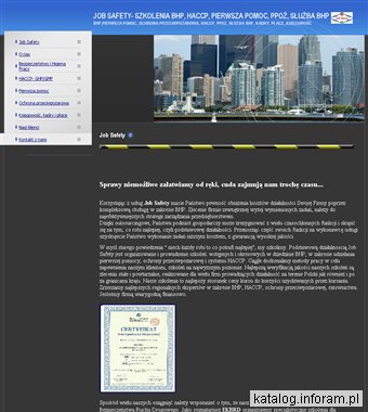 Job Safety- Szkolenia BHP