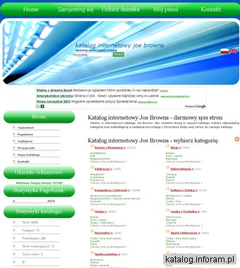 Joebrowns - katalog stron