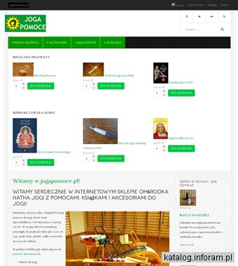 JogaPomoce - maty, książki i inne przyrządy oraz akcesoria do jogi