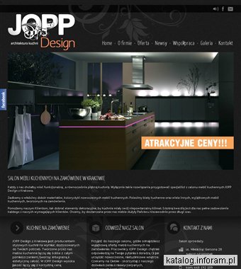 Meble kuchenne z salonu JOPP Design z miasta Kraków, inspirowane naturą