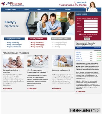 Kredyty hipoteczne dla osób fizycznych i firm JP Finance Opole