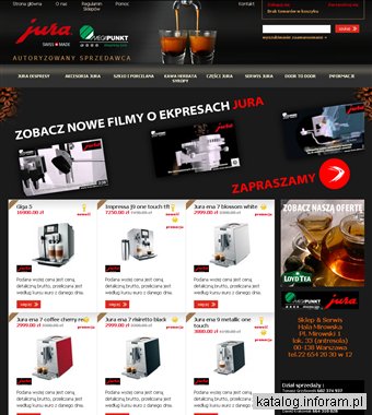 Salon sprzedaży ekspresów JURA