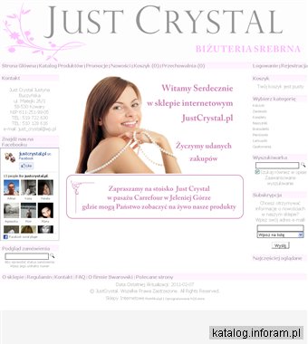 Just Crystal - Biżuteria srebrna z kryształami Swarovski