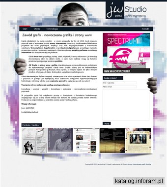 JW Studio - Profesjonalny design stron internetowych - Grafik freelancer Kraków