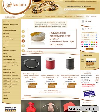 Kadoro - półfabrykaty i minerały do biżuterii artystycznej
