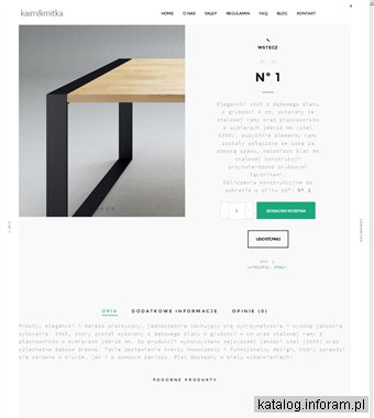 Kaim&Mitka - nowoczesne meble drewniane