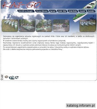 Wynajem kajaków. Spływy kajakowe Wda, Brda, Zbrzyca