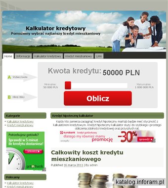 Kalkulator kredytowy
