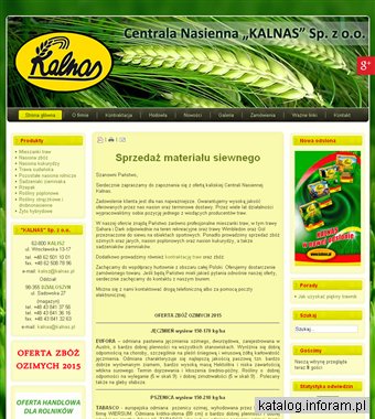 KALNAS produkcja mieszanek traw