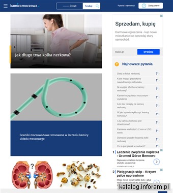 Kamicamoczowa.pl - encyklopedia wiedzy o kamicy nerkowej