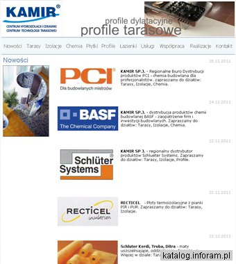 Gresy, Schluter - KAMIR - Łazienki - Tarasy - płytki ceramiczne - izolacje tarasów