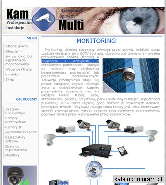 Monitoring, kamery, rejestratory, instalacja, doradztwo