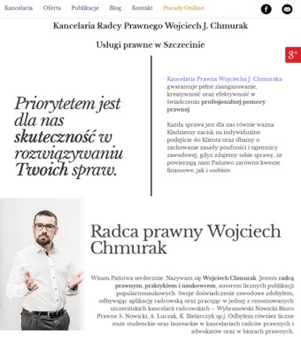 WOJCIECH J. CHMURAK radca prawny Szczecin