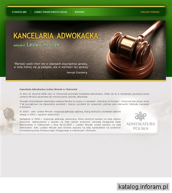 KANCELARIA ADWOKACKA LESŁAW MROŻEK adwokat Chorzów