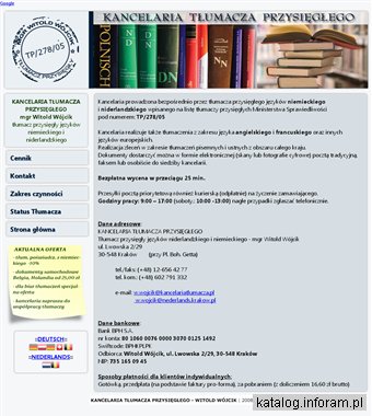 Kancelariatlumacza.pl - tłumacz przysięgły niderlandzki