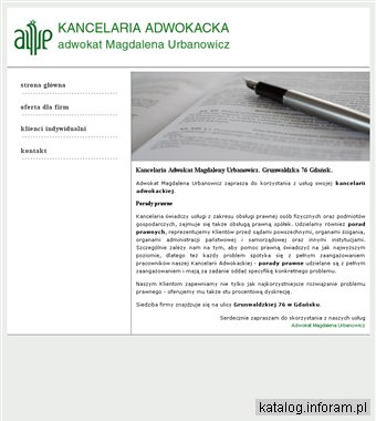 Kancelaria Adwokacka adw. Magdalena Urbanowicz