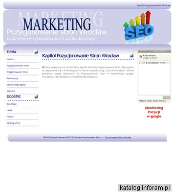 KAPITOL Pozycjonowanie Stron