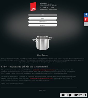 KAPP-POL producent garnków do gastronomii