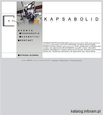 Kapsabolid - opakowania, fonografia, kosmetyki