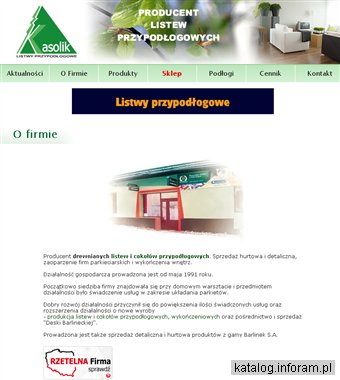 Listwy przypodłogowe białe