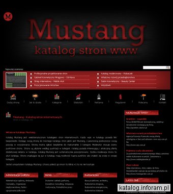Moderowany katalog stron - Mustang