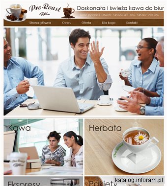 Ekspres do biura oraz kawa od Pro-Roast Office