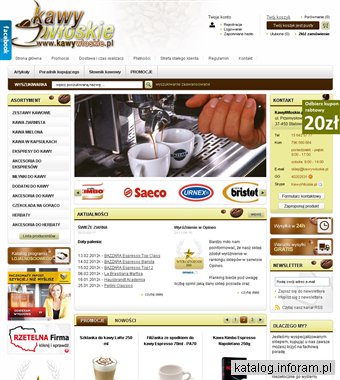 Kawa ziarnista Sklep