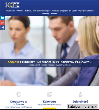 Dofinansowania unijne - KCFE