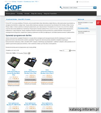 KDF kasa fiskalna przenośna