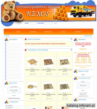 Importer i hurtownia zabawek - Kemis