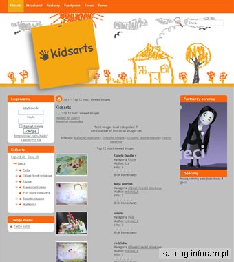Kidsarts - galeria prac plastycznych dzieci
