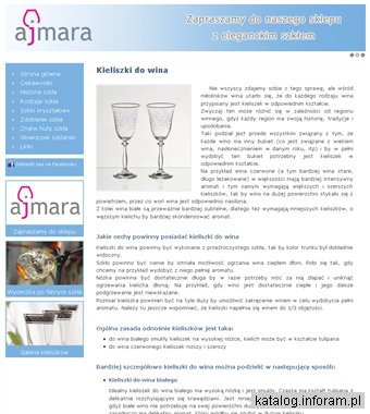 Eleganckie kieliszki i szkło kryształowe