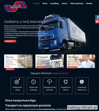 KIGAR Transport gabarytowy