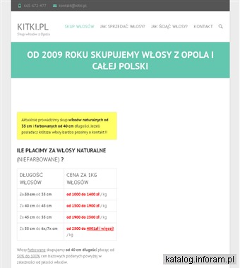 Skup włosów naturalnych - www.kitki.pl