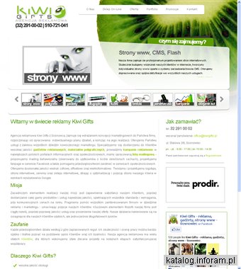 Kiwi Gifts - Agencja reklamowa, Sosnowiec, Katowice