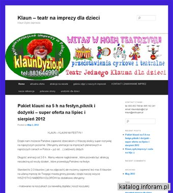 KLAUN imprezy dla dzieci