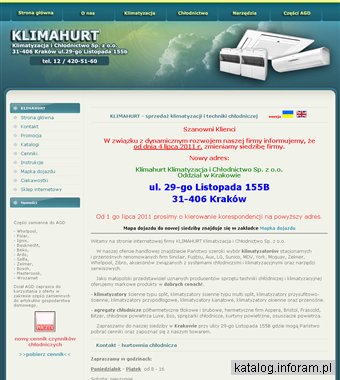 Klimatyzacja Kraków - klimahurt