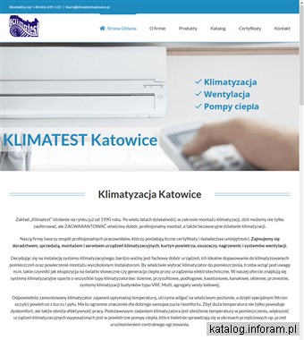 Klimatyzacja Katowice - Klimatest.com.pl