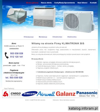 Klimatyzacja - montaż, serwis, przeglądy