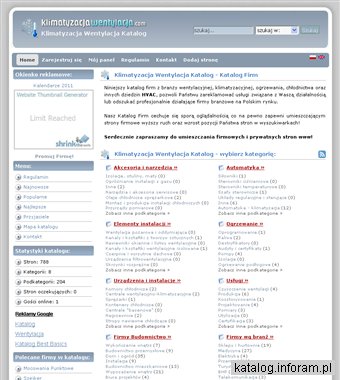 Klimatyzacja - katalog