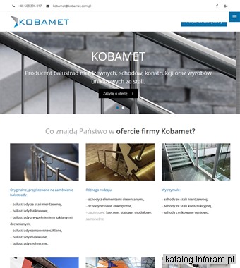 Balustrady nierdzewne - KOBAMET
