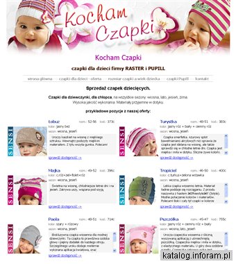 Czapki dla dzieci