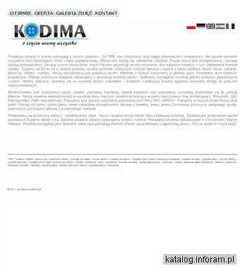Kodima szwalnia przeszycia usługowe odzieży Dolny Śląsk