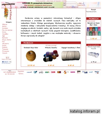 Pasmanteria internetowa Kokonek