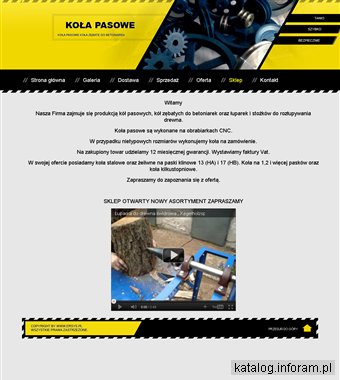 Koła pasowe, koła zębate do betoniarek